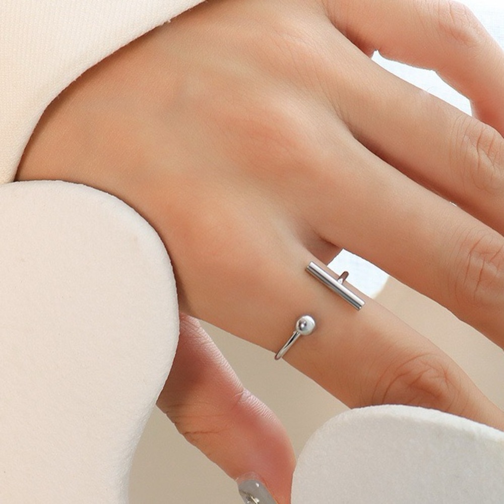 Silver Open Ring*Waterproof Tarnish Free Ring*Minimalist Dainty*ML